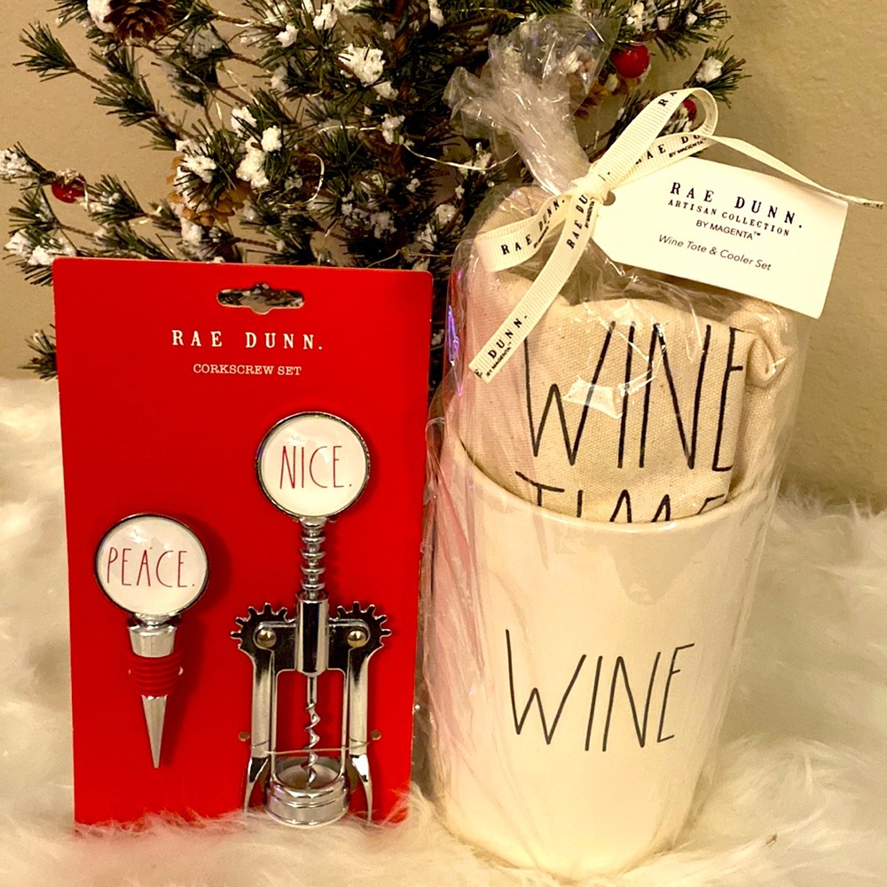 Rae Dunn Wine Gift Set